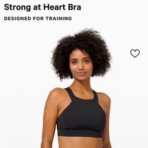 Lululemon Strong at Heart Bra 💕 size 8